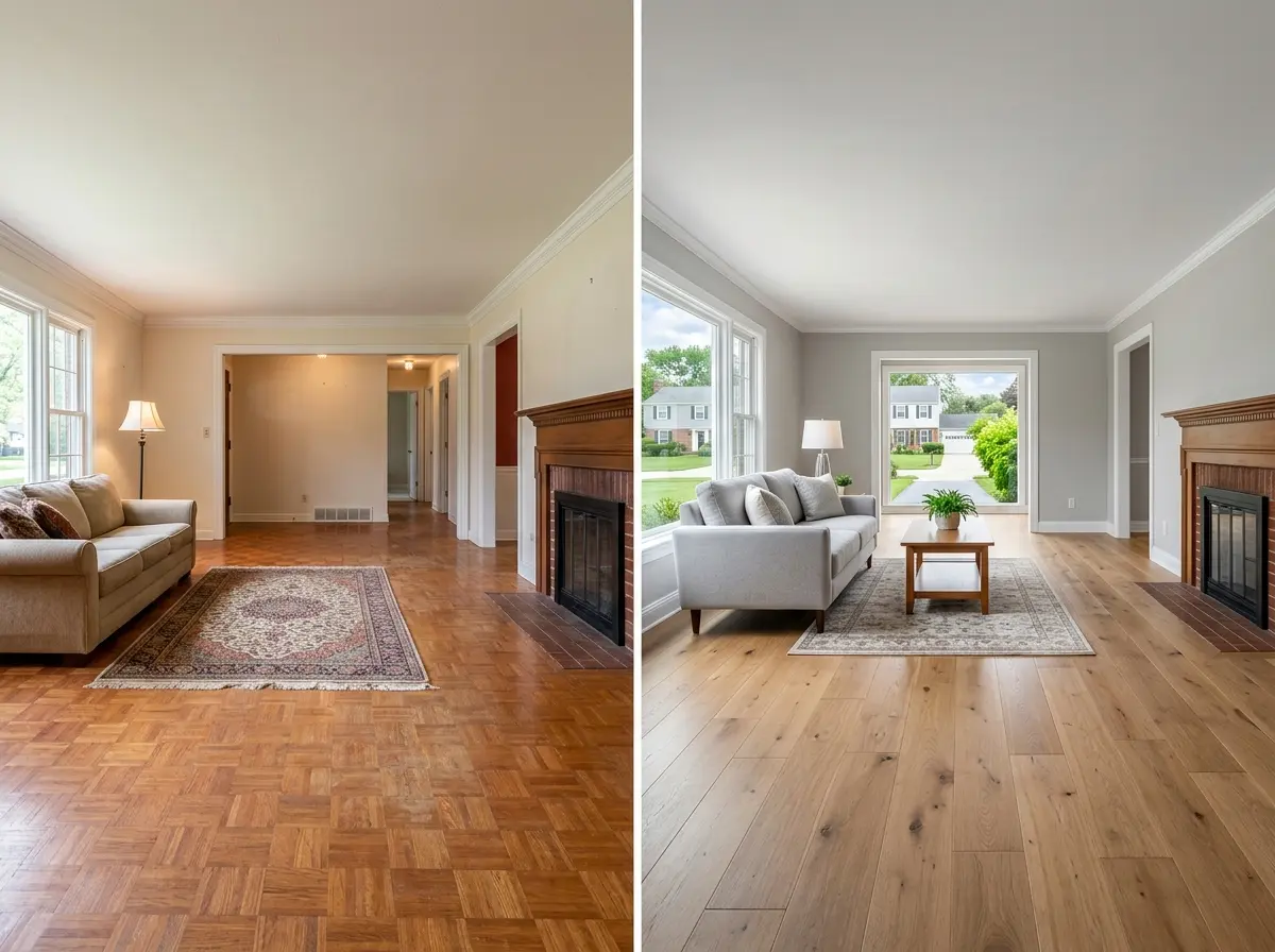 Completed roofing project